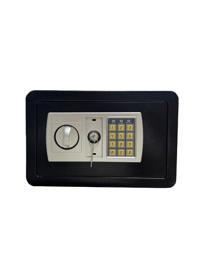 Luxury Fire-Resistant Digital Security Safe With Electronic Number Pad And Lock And Physical Key 20*20*31 cm 2.8 Kg - Image 2