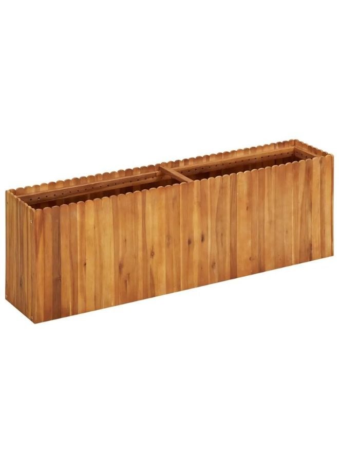 vidaxl Garden Raised Bed 150x30x50 Cm Solid Acacia Wood  - Image 1