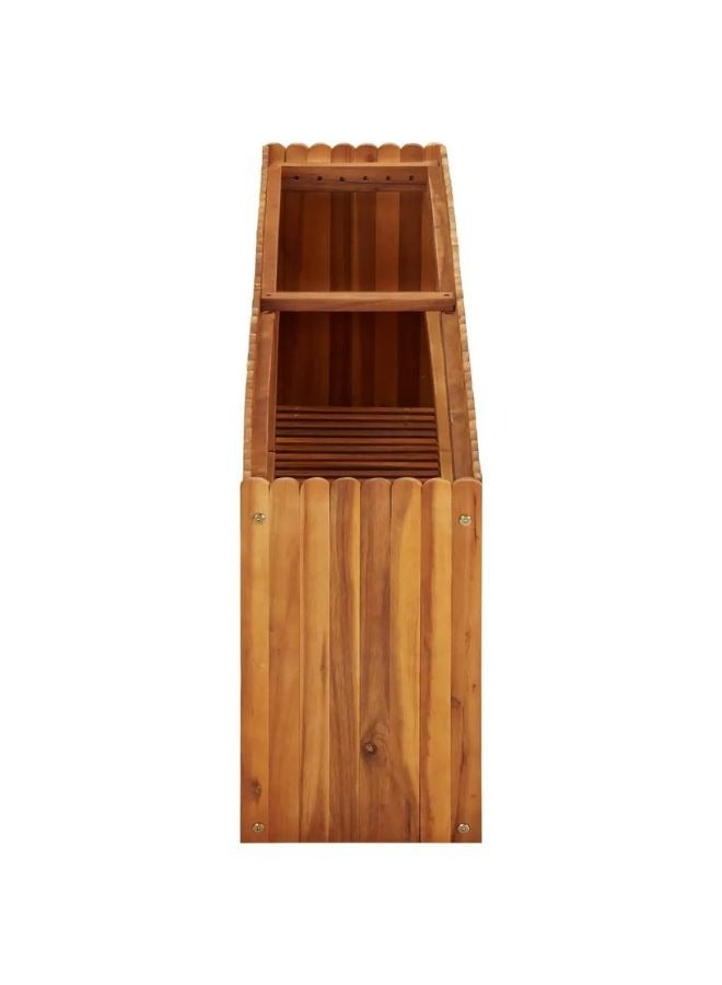 vidaxl Garden Raised Bed 150x30x50 Cm Solid Acacia Wood  - Image 2