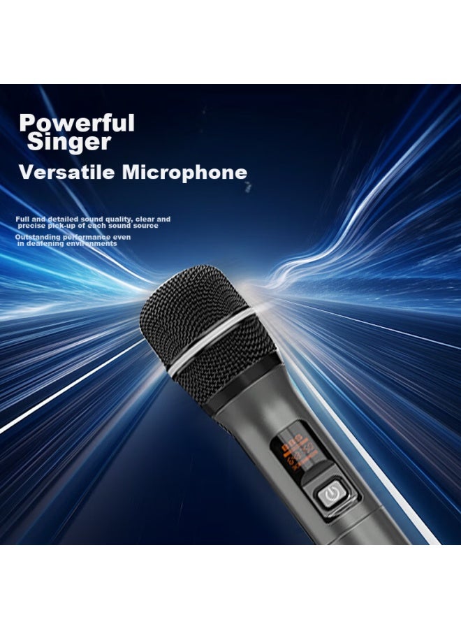 Bbs G-28 Wireless Microphone System, Uhf Dual-channel Professional Teaching Microphone, Stage Host Microphone, Ktv Home Karaoke System For Home Use - Image 2