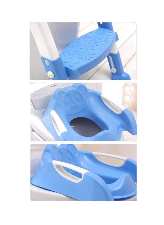DRAMA HOME Portable Folding Trainer Toilet Potty Training Ladder Chair For Kids - Blue  - Image 5