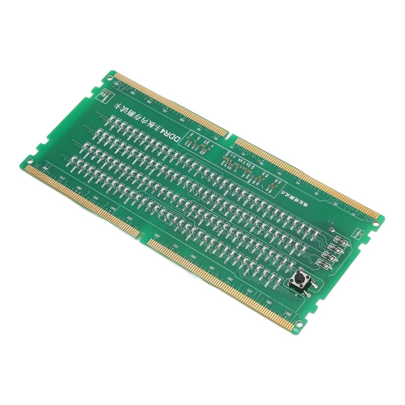 بطاقة اختبار ذاكرة DDR4 بمؤشر LED لتشخيص اللوحة الأم لأجهزة الكمبيوتر المكتبية - واجهة فتحة أمامية وعكسية لمنصات Intel و AMD - Image 5
