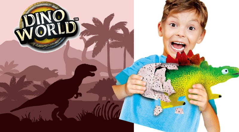 JA-RU Giant Dinosaur Egg (1 XXL Egg & 1 Original) Magic Hatching & Growing in Water Toys for Kids. Bulk Jurassic Dinosaur Party Favors, Easter Basket & Goody Bag Fillers. 1747-1745 - Image 2