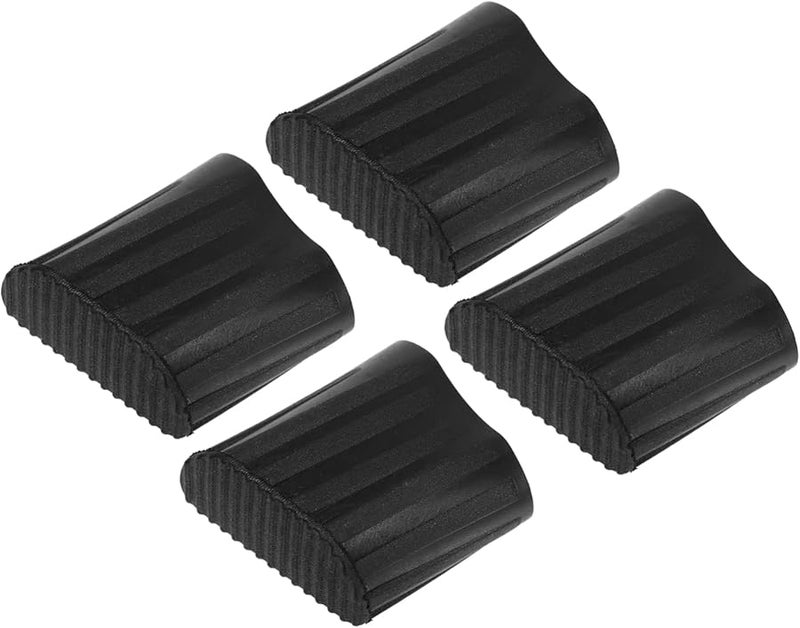 4 Pcs Black Non Slip Ladder Pads Safety Foot Covers for Step Ladder Accessories - Image 1