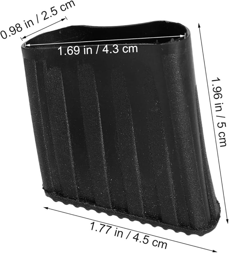 4 Pcs Black Non Slip Ladder Pads Safety Foot Covers for Step Ladder Accessories - Image 3
