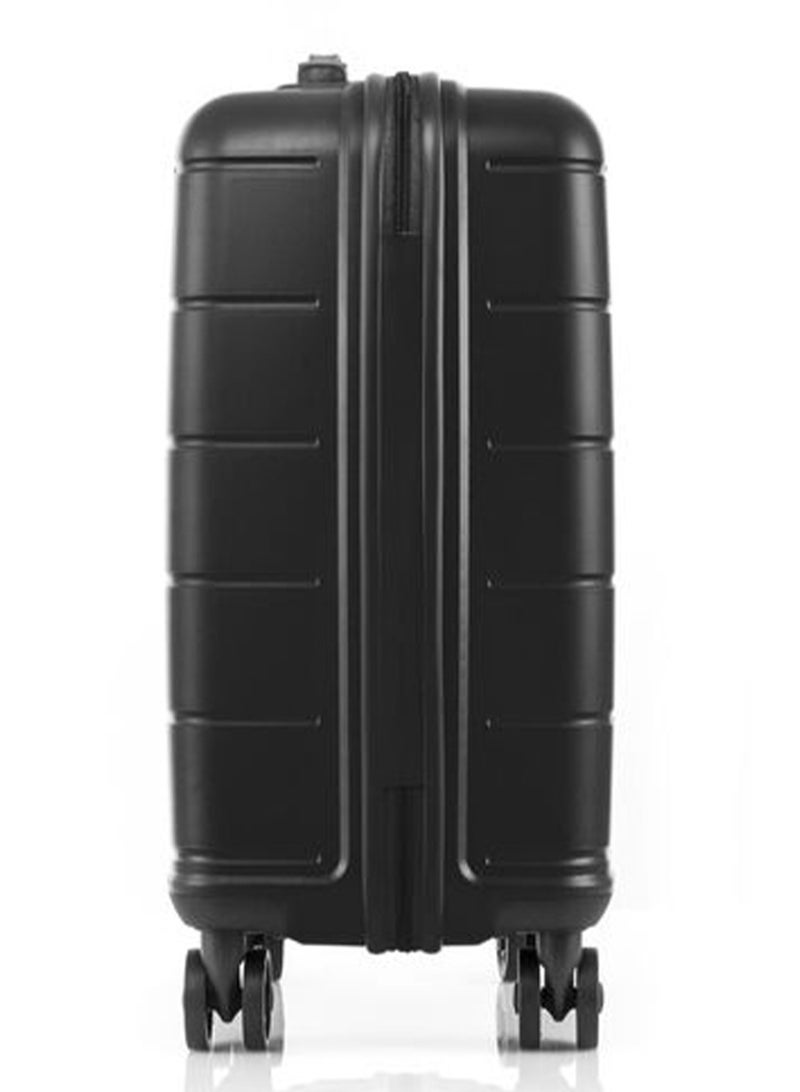 AMERICAN TOURISTER hundo suitcase, 2pc set (55 + 81 cm), 4 spinner wheels, hard top, polypropylene, black|spacious interior|duosaf™ security zipper|tsa combination lock - 3 years international warranty - Image 5