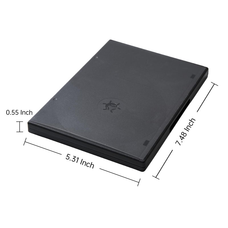 Progo Premium 14mm Standard Size 6-Disc DVD Case with Clear Sleeve - Space Saving Storage Solution for Blu-ray Discs, DVDs and CDs (2 pcs) - Image 2