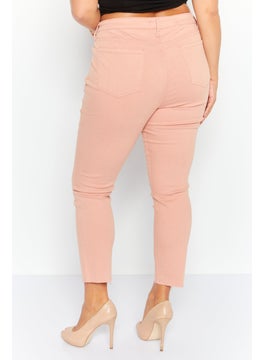 NYDJ Women Skinny Fit Straight Leg Jeans, Peach  - Image 3