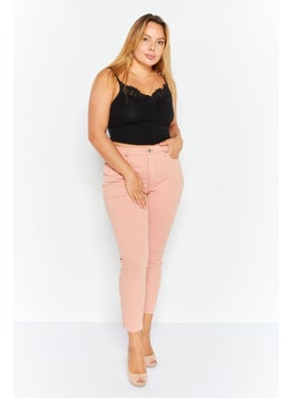 NYDJ Women Skinny Fit Straight Leg Jeans, Peach  - Image 2