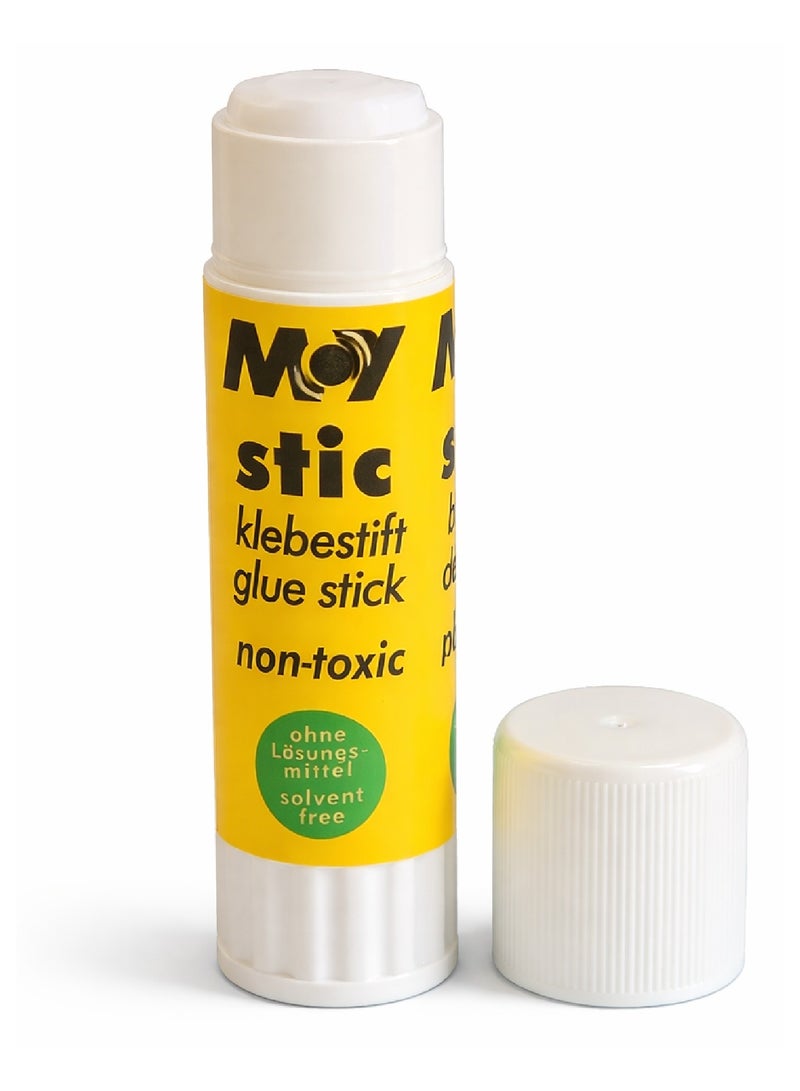 Moy Stic Glue Stick 15g Non-Toxic Multi-Purpose Adhesive for Paper, Crafts, School & Office Pack of 3 - Image 3