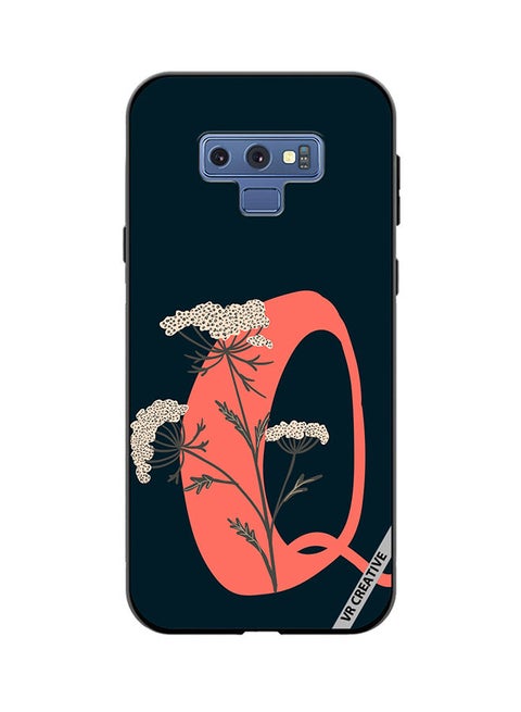 Protective Case Cover For Samsung Galaxy Note 9 Alphabet Q Design Multicolour