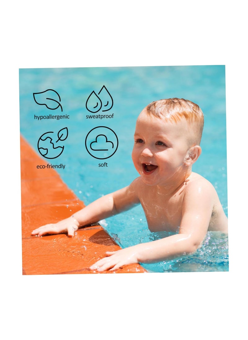 Generic Shower Ear Covers Waterproof Baby Ear Protector Stickers Silicone Ear Patch for Swimming Bathing 30PCS Earplugs  - Image 4