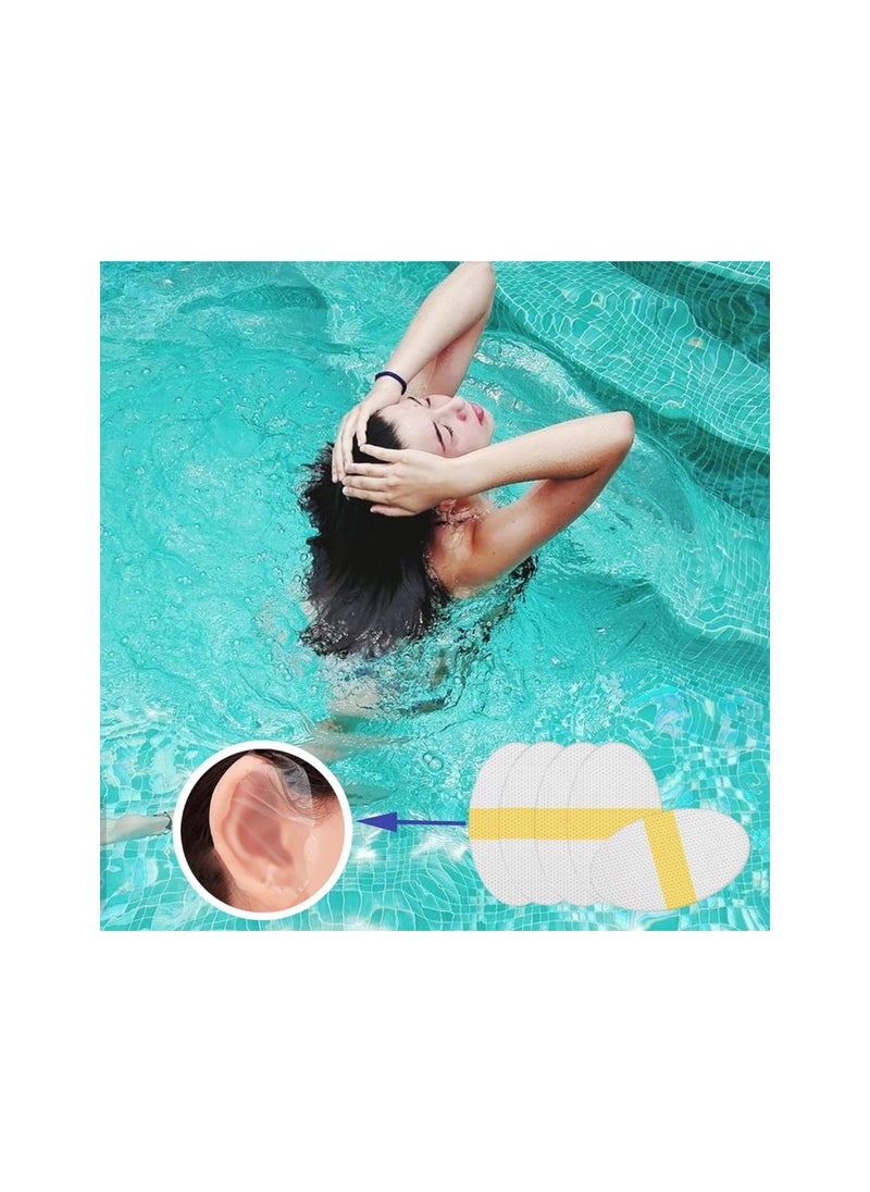 Generic Shower Ear Covers Waterproof Baby Ear Protector Stickers Silicone Ear Patch for Swimming Bathing 30PCS Earplugs  - Image 3