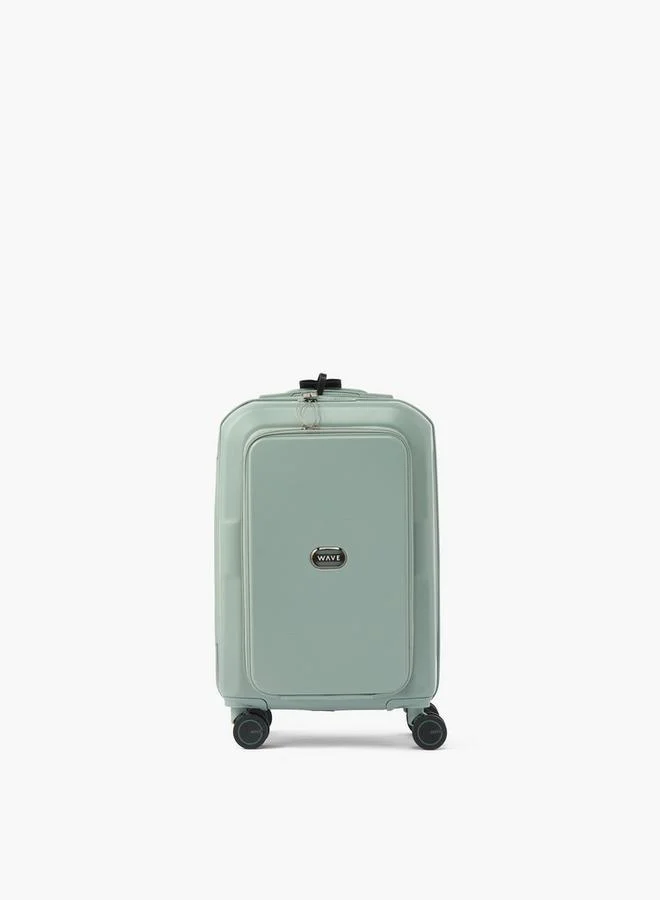 وايف Solid Hardcase Luggage Trolley With Retractable Handle - 20 Inches Cabin Bag