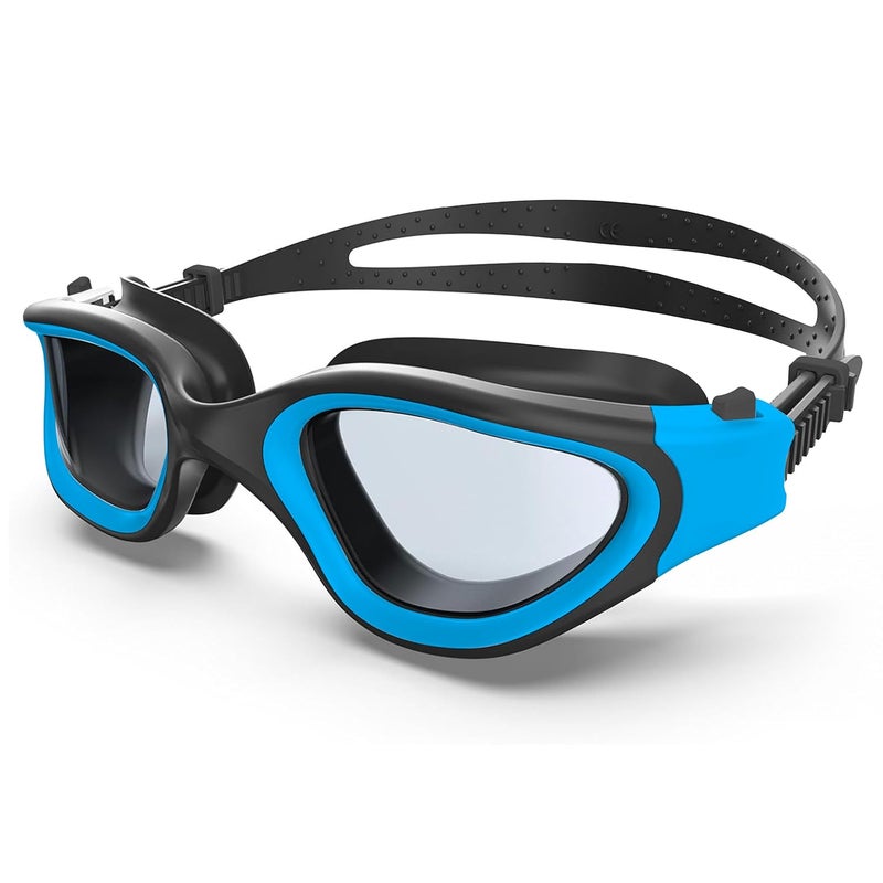 SLOVIC Swimming Goggles for Men [Aqua Blue] | Swimming Goggles for Women | Anti-Fog & UV Protected Swimming Glasses for Men | Unisex Swimming Accessories | Leaf-Proof Goggle with Adjustable Straps - Image 1