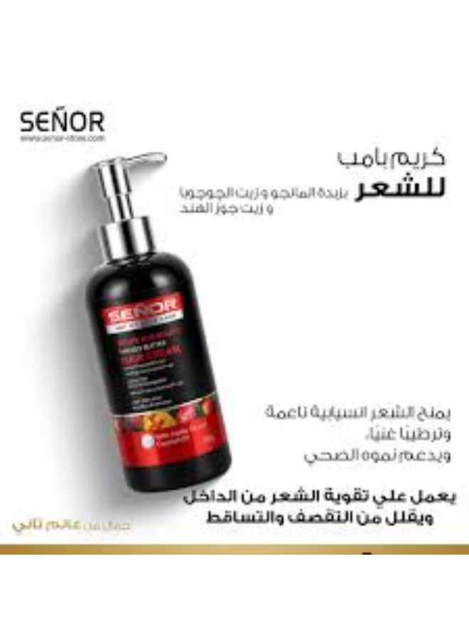 Senor Senior Hair Cream with Mango Butter, Jojoba Oil and Coconut Oil 250g - Image 2