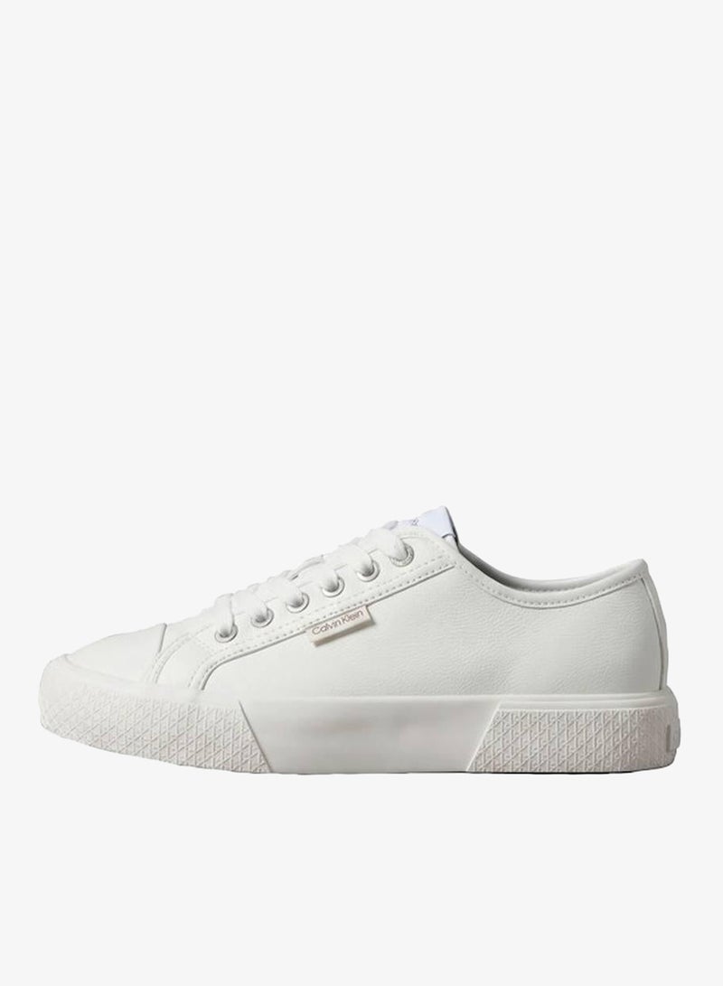 CALVIN KLEIN CK Luna - Leather Logo Trainers - Image 2