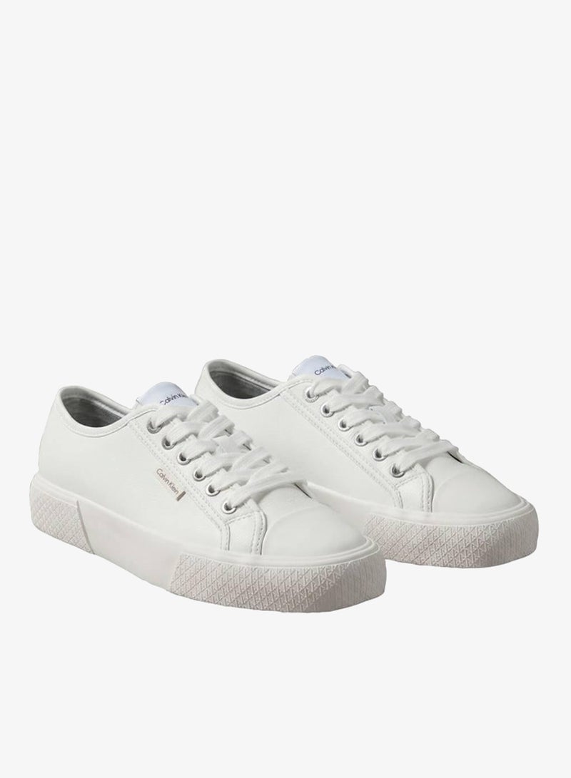 CALVIN KLEIN CK Luna - Leather Logo Trainers - Image 3