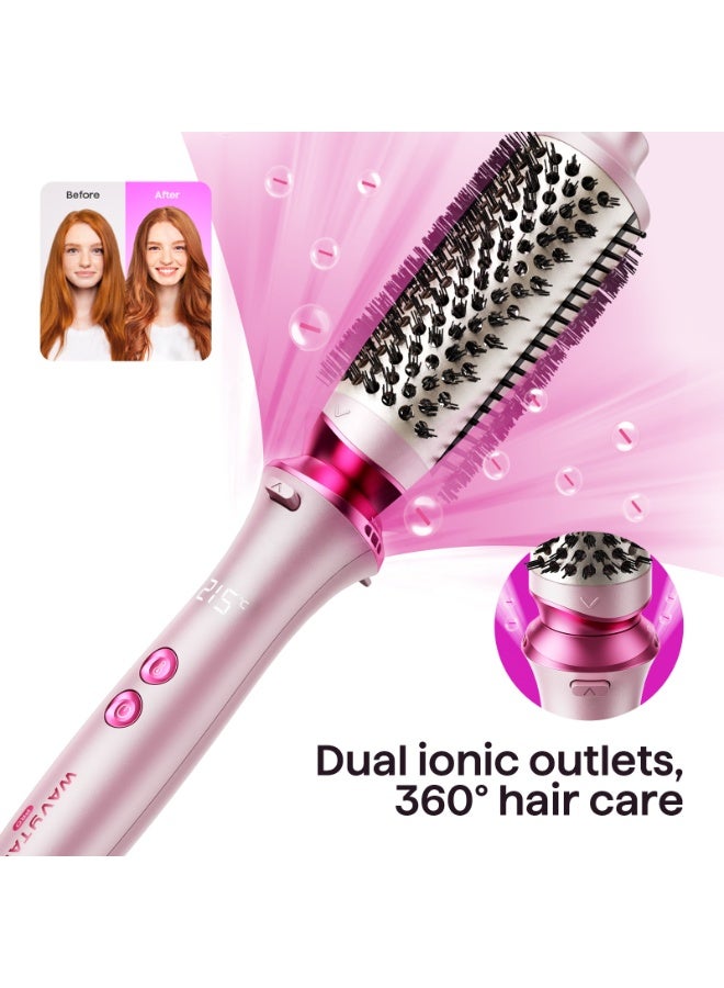 wavytalk Heatwave Pro 5-in-1 Curling Iron & Brush Set – USB Ceramic Curling Wand Kit with 4 Interchangeable Barrels, Ionic Heat, Fast 30-Second Warm-Up, Dual Voltage – Ultimate Hair Styling Tool - Image 5