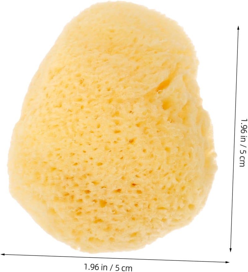 Vosarea Facial Cleansing Sponge Portable Exfoliating Face Pad for Makeup Removal Gentle Daily Cleansing Tool Natural Sea Sponge for Travel - Image 2
