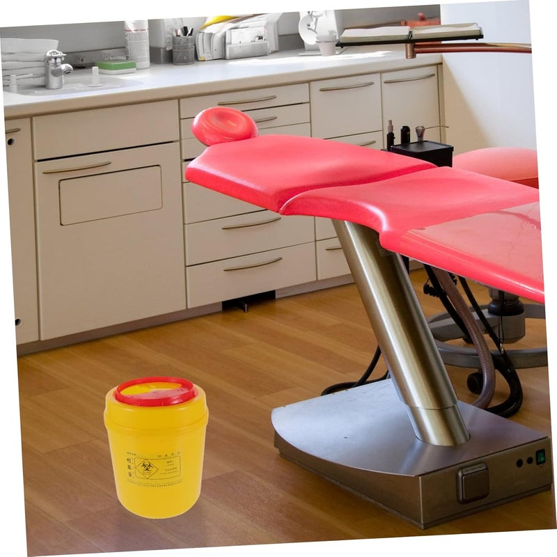 Healeved Disposal Container for Sharp Waste Durable Flexible and Puncture-Resistant Trash Can for Clinics and Tattoo Salons Design for Hazardous Material Disposal - Image 3