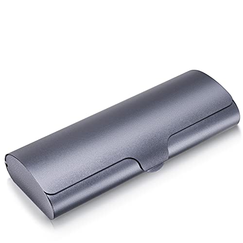 Hifot Aluminium Glasses Case, Slim Reading Glasses Case, Portable Travel Metal Eyeglass Spectacles Protection Hard Shell Case - Image 1