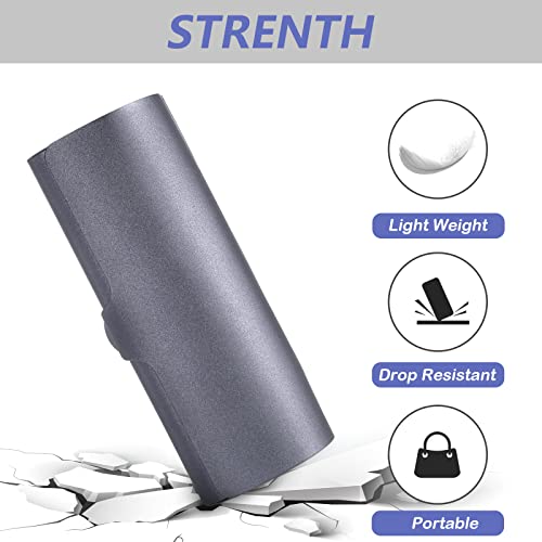 Hifot Aluminium Glasses Case, Slim Reading Glasses Case, Portable Travel Metal Eyeglass Spectacles Protection Hard Shell Case - Image 4