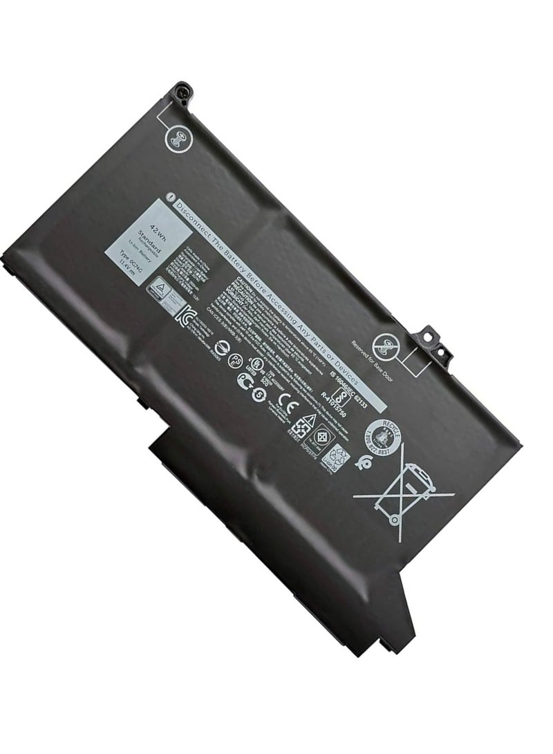 0G74G OG74G 02PFPW Laptop Battery Replacement for Dell Latitude 5300 5310 7300 7400 Series (11.4V 42Wh) - Image 1