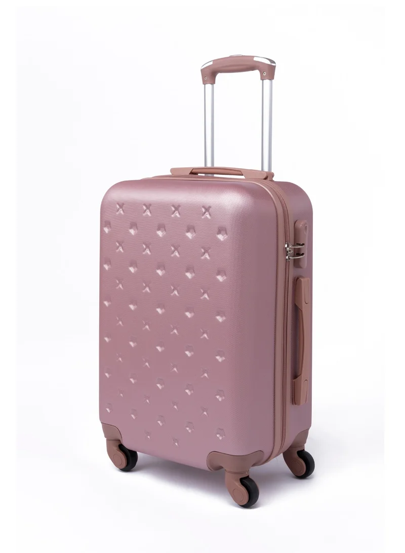 LIMRA Travel bags consisting of 3 luggage bags with a solid and strong design, size 28"24"20"16"12"inches Rosegold