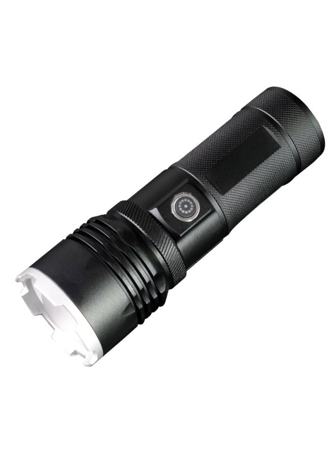 2024 New Outdoor Lighting Strong Light X7 Flashlight Mechanical Telescopic Focusing Large Capacity Charged Display Can Be Charged