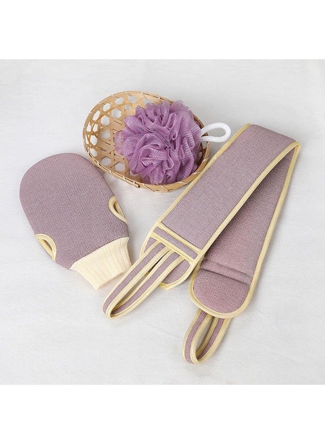 COOFANDY Body Cleaning Set Back Scrubber, Bath Glove and Shower Bath Sponge, Shower Ball Back Scrubber Set Skin Towel Bath, Shower Scrubber for Men and Women, Cleaning And Soaking - Image 2