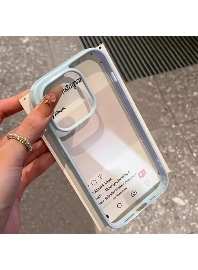جراب هاتف بلون أرجواني فاتح بتصميم جيلي مضاد للسقوط لهاتف iPhone 12 Pro - Image 2