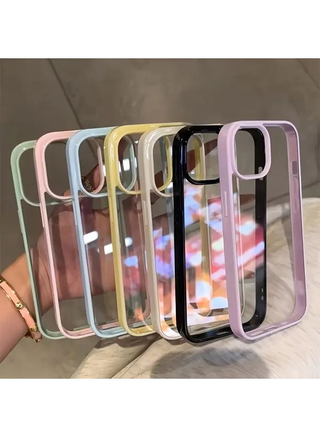 جراب هاتف بلون أرجواني فاتح بتصميم جيلي مضاد للسقوط لهاتف iPhone 12 Pro - Image 1
