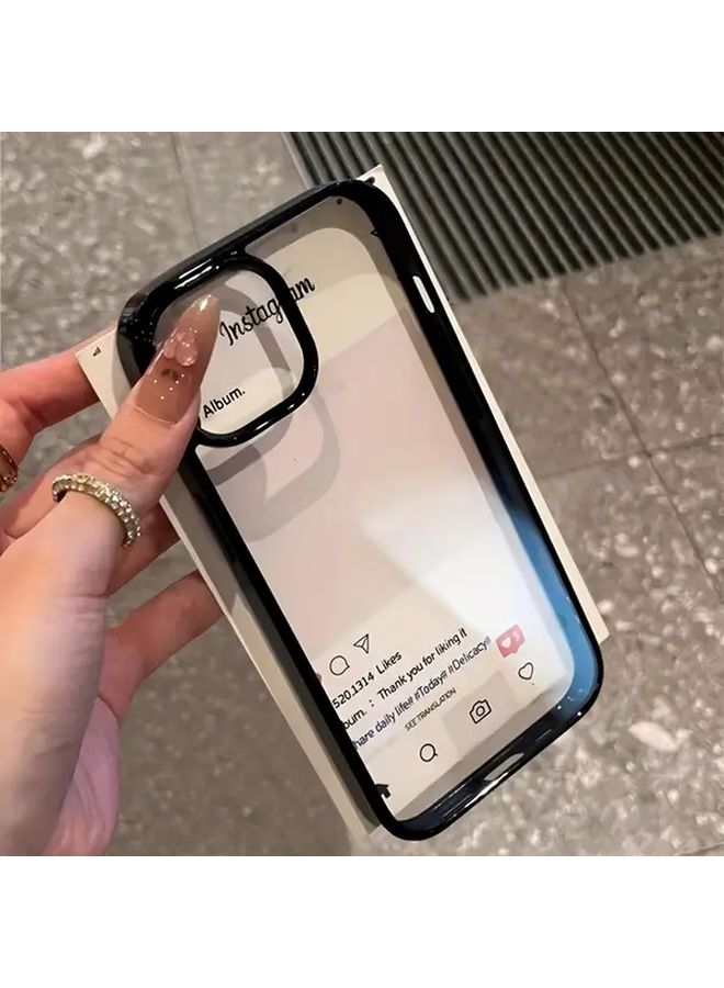 جراب هاتف بلون أرجواني فاتح بتصميم جيلي مضاد للسقوط لهاتف iPhone 12 Pro - Image 3