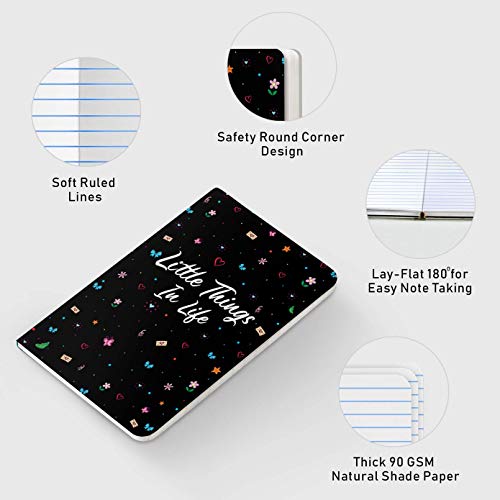 Factor Notes Notebook: 90 GSM, B6, Ruled, 112 Pages Journal Diary (Little Things in Life) - Image 3