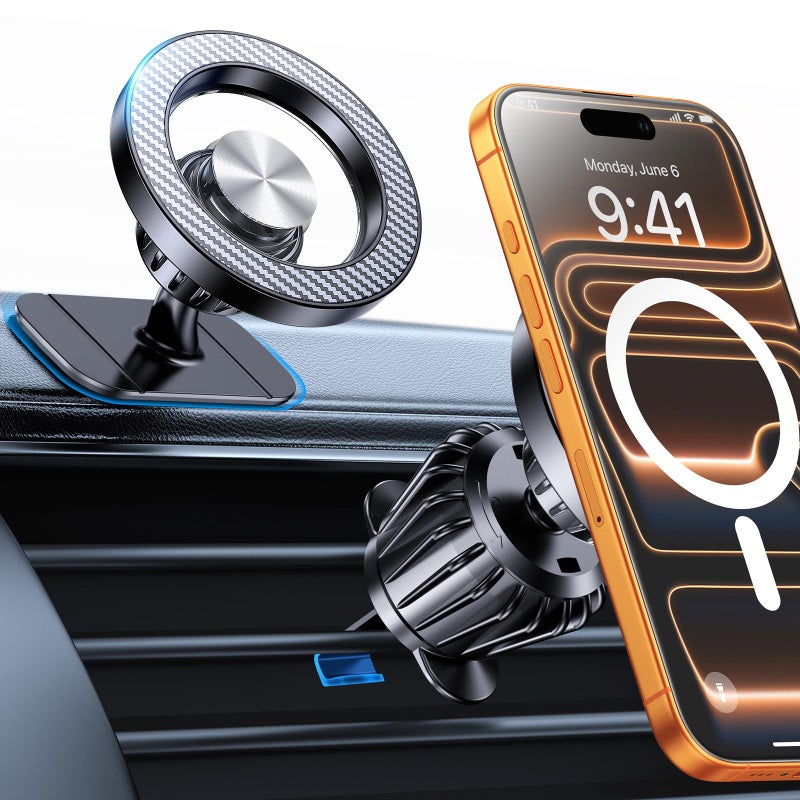 Kaistyle for Magsafe Car Mountã€20 Strong Magnetsã€‘Magnetic Phone Holder for Car Phone Holder Mount Dash Mounted Holders Cell Phone Holders for Your Car Accessories for Women Men for iPhone 17 16 15 14 - Image 1