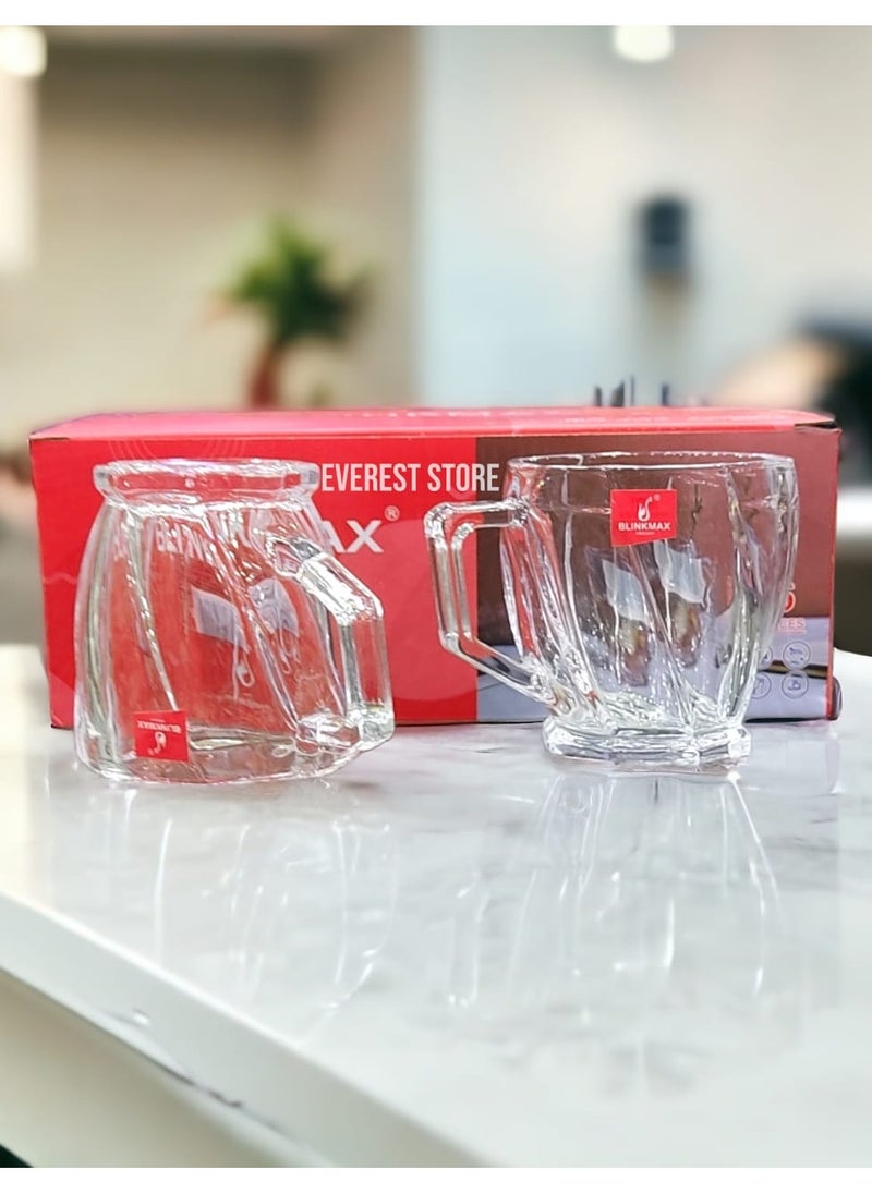 Blinkmax 6 piece Mugs set for coffee and tea- BLINKMAX  - Image 1