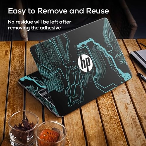 Inkykart DSGN 75 Full Body Laptop Skin Bubble-Free| Laminated| Removable| HD Quality Sticker for Laptops Upto 15.6 Inches Compatible with Hp - Image 3