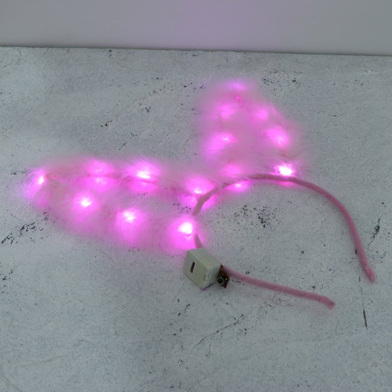 2 pcs Glowing Hair Band Ear Headband Hair for Party ( ) - Image 4