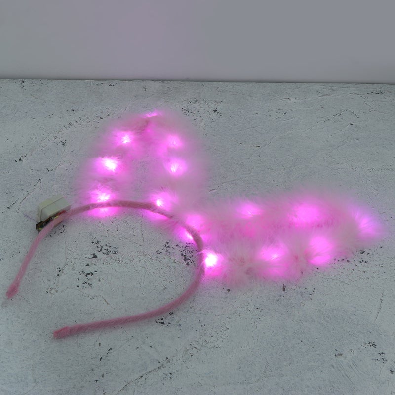 2 pcs Glowing Hair Band Ear Headband Hair for Party ( ) - Image 2
