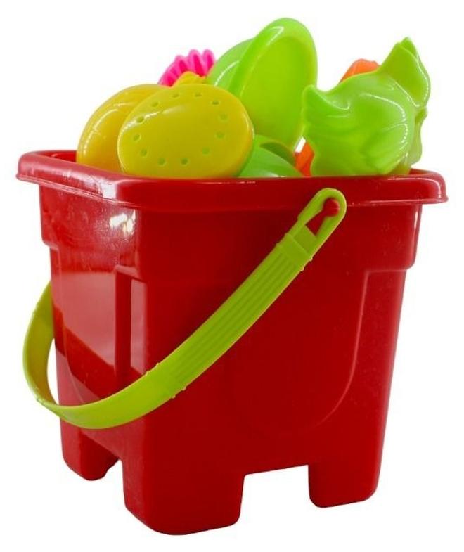 Rally Kids Outdoor Beach Bucket Sand Play Set Durable Sturdy Non-Toxic - Image 1