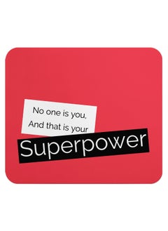 LOUD UNIVERSE Mouse Pad Rectangular Superpower Motivation, Superpower women 