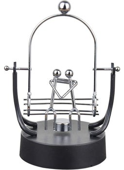 Hediyesahibi Gift Owner Personalized Wrapped Double Desktop Continuous Motion Kinetic Balance Swing  - Image 1