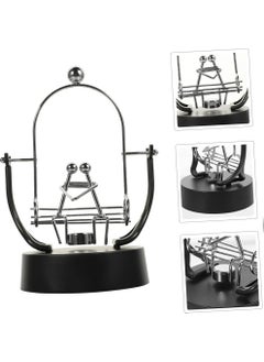Hediyesahibi Gift Owner Personalized Wrapped Double Desktop Continuous Motion Kinetic Balance Swing  - Image 3