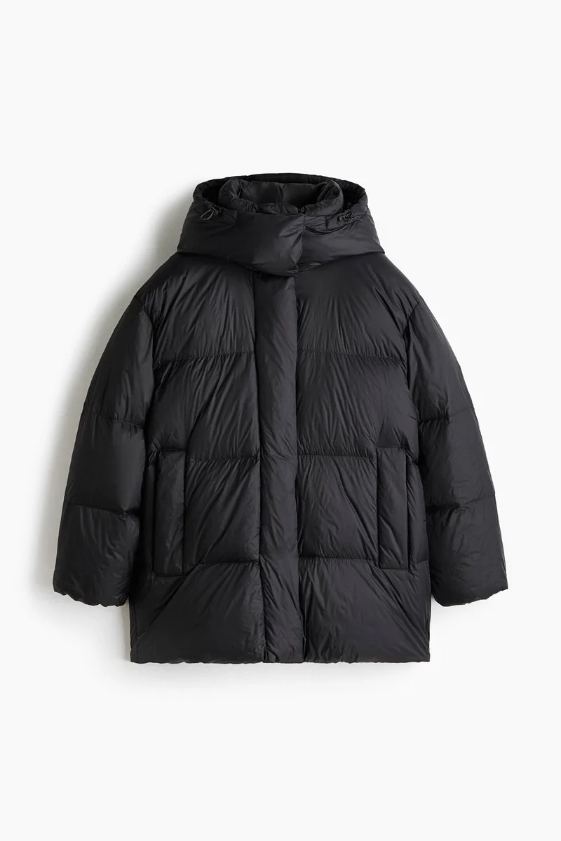 H&M Hooded down puffer jacket
