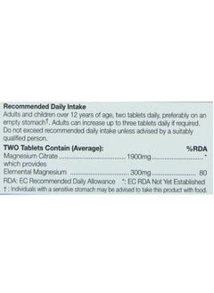 HealthAid MagCitra Magnesium 60 Vegan Tablets Two Per Day  - Image 3