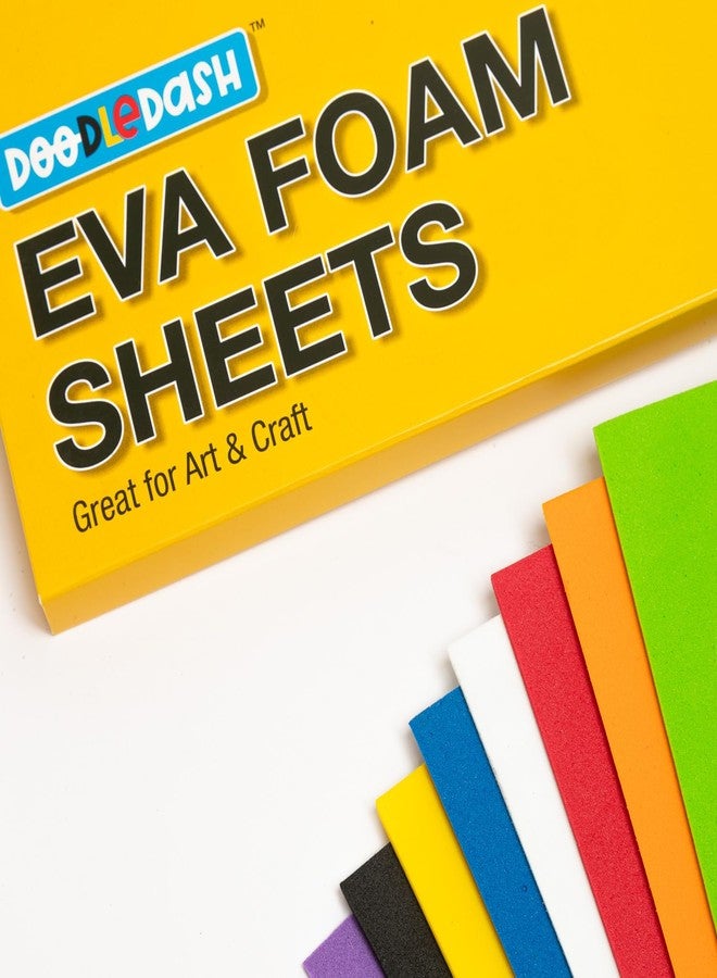 DOODLEDASH Eva Foam Sheets A4 | Multicolor | 10 Sheets | Art and Crafts | Projects | Decorations | School | College | DIY | 128 gm | 29.7 cm x 21 cm x 2 cm - Image 3