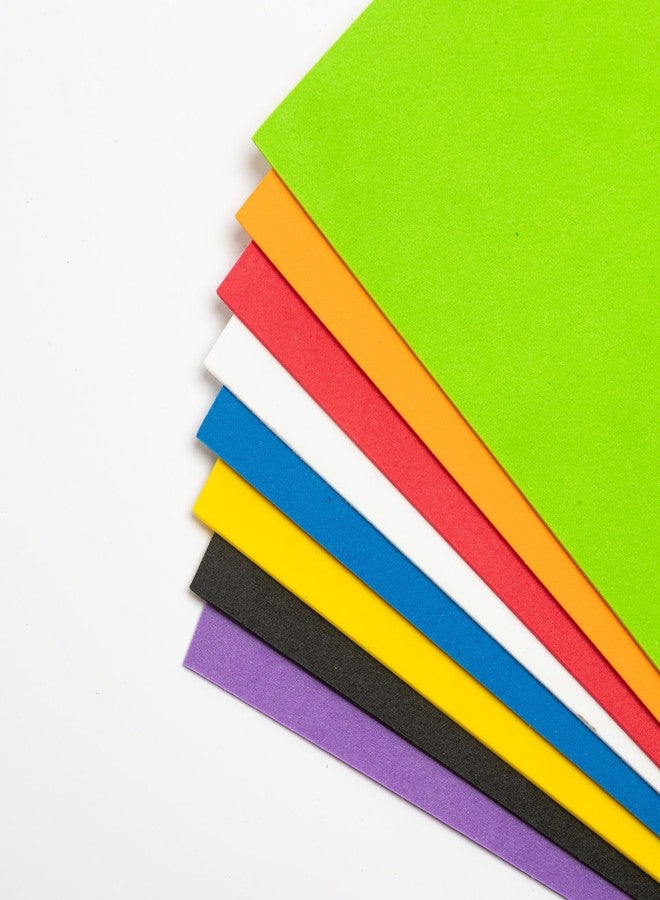 DOODLEDASH Eva Foam Sheets A4 | Multicolor | 10 Sheets | Art and Crafts | Projects | Decorations | School | College | DIY | 128 gm | 29.7 cm x 21 cm x 2 cm - Image 1