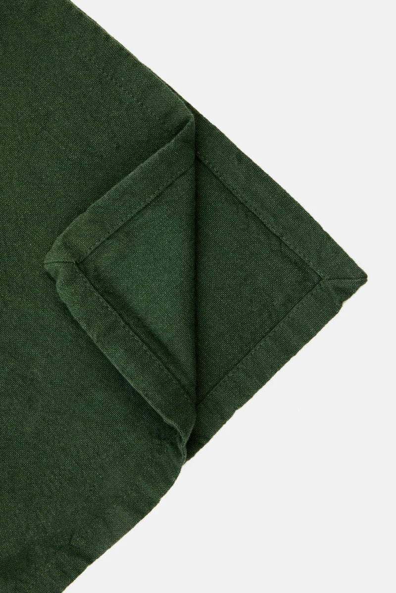 موي موتشو مفرش طاولة بنقوش 140 × 180 سم، أخضر داكن