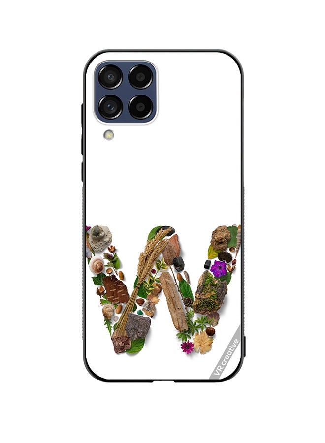 VR CREATIVE Protective Case Cover For Samsung Galaxy M33 Alphabet W Design Multicolour - Image 1